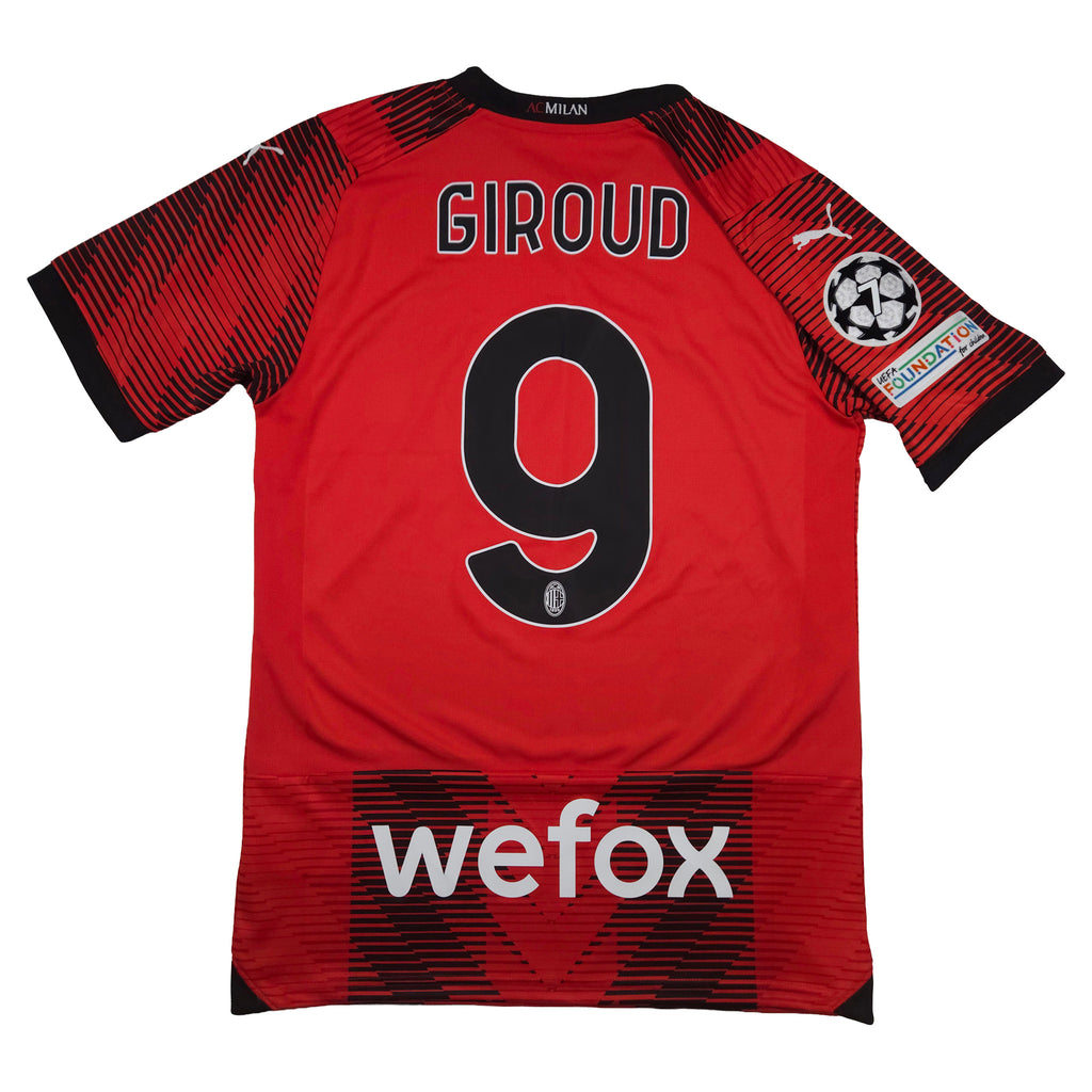 AC Milan Home Shirt 2023-24 – Giroud #9 – S