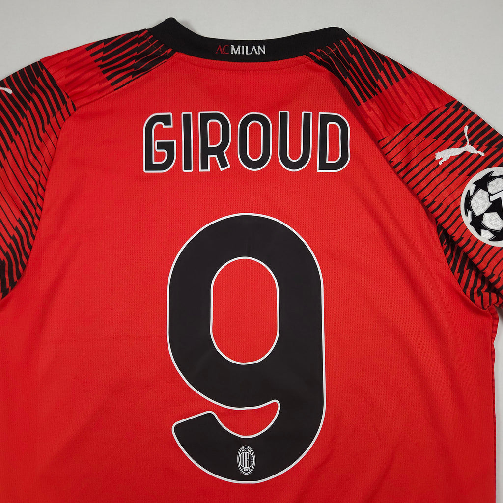 AC Milan Home Shirt 2023-24 – Giroud #9 – S