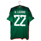 2022-23 Mexico Home Shirt Lozano #22 - back view
