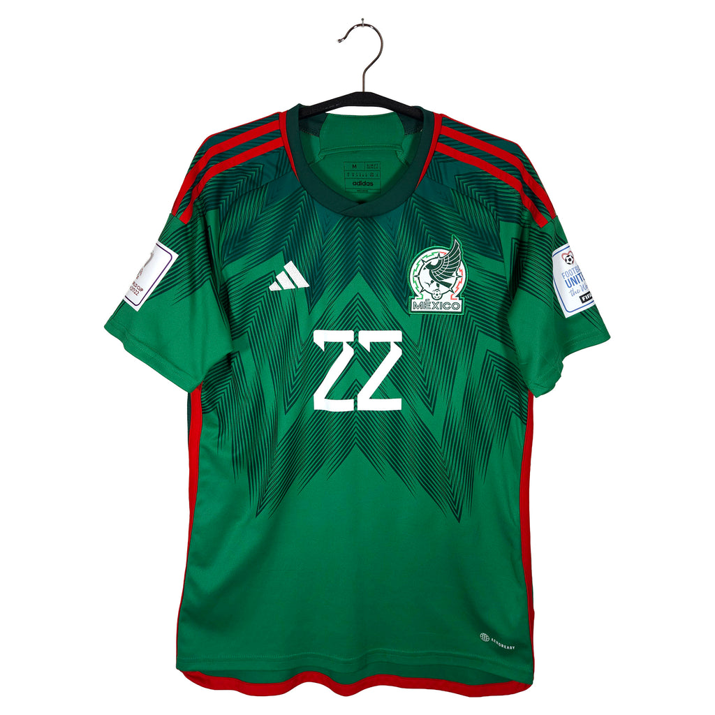 2022-23 Mexico Home Shirt Lozano #22 - front view