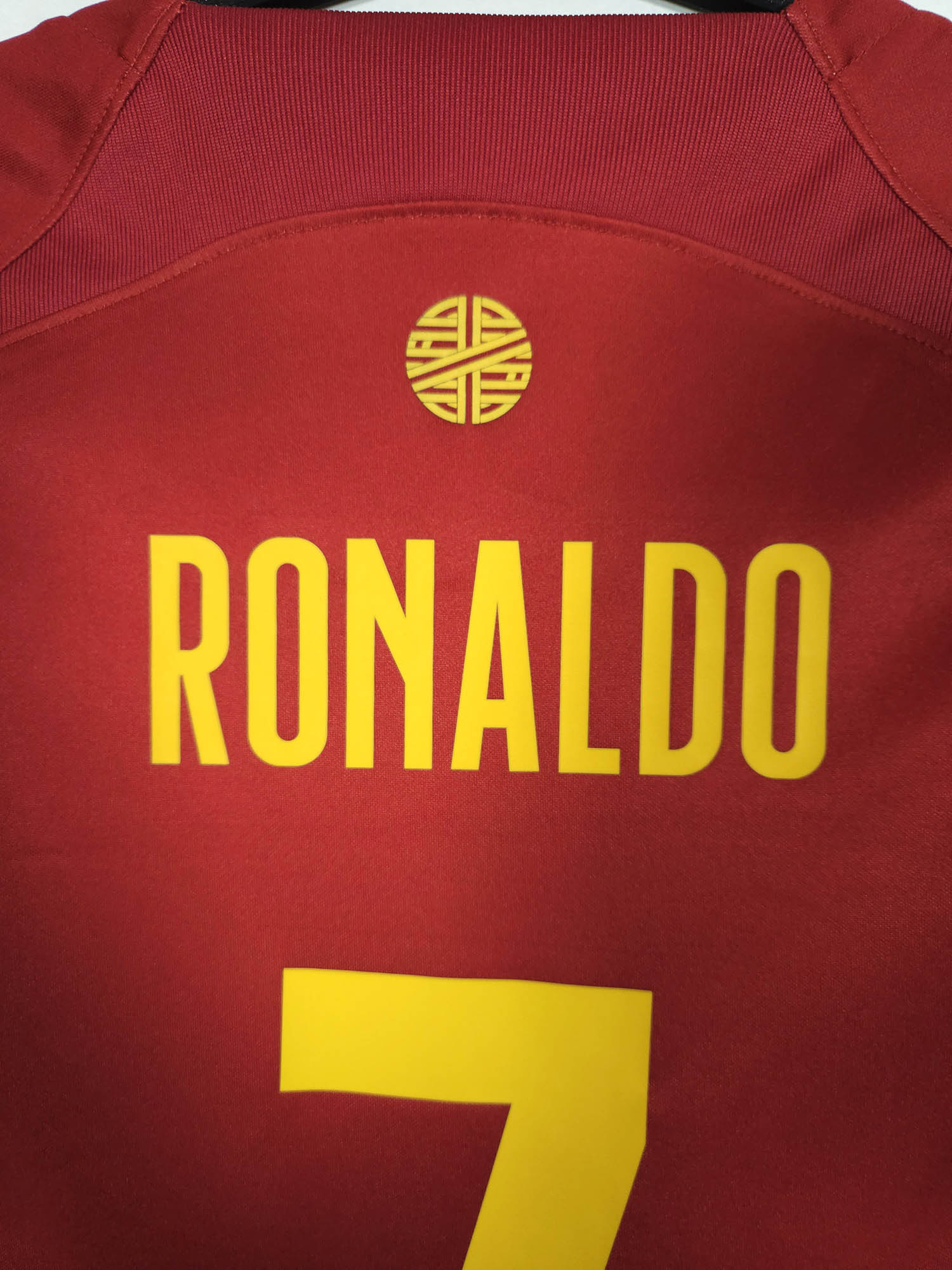2022-23 Portugal Home Shirt Ronaldo #7 detailed view 6