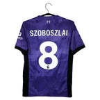 2023-24 Liverpool Third Shirt Szoboszlai #8 - back view