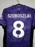 2023-24 Liverpool Third Shirt Szoboszlai #8 - detailed view