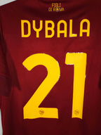 2022-23 AS Roma Home Shirt Dybala #10 - detailed view