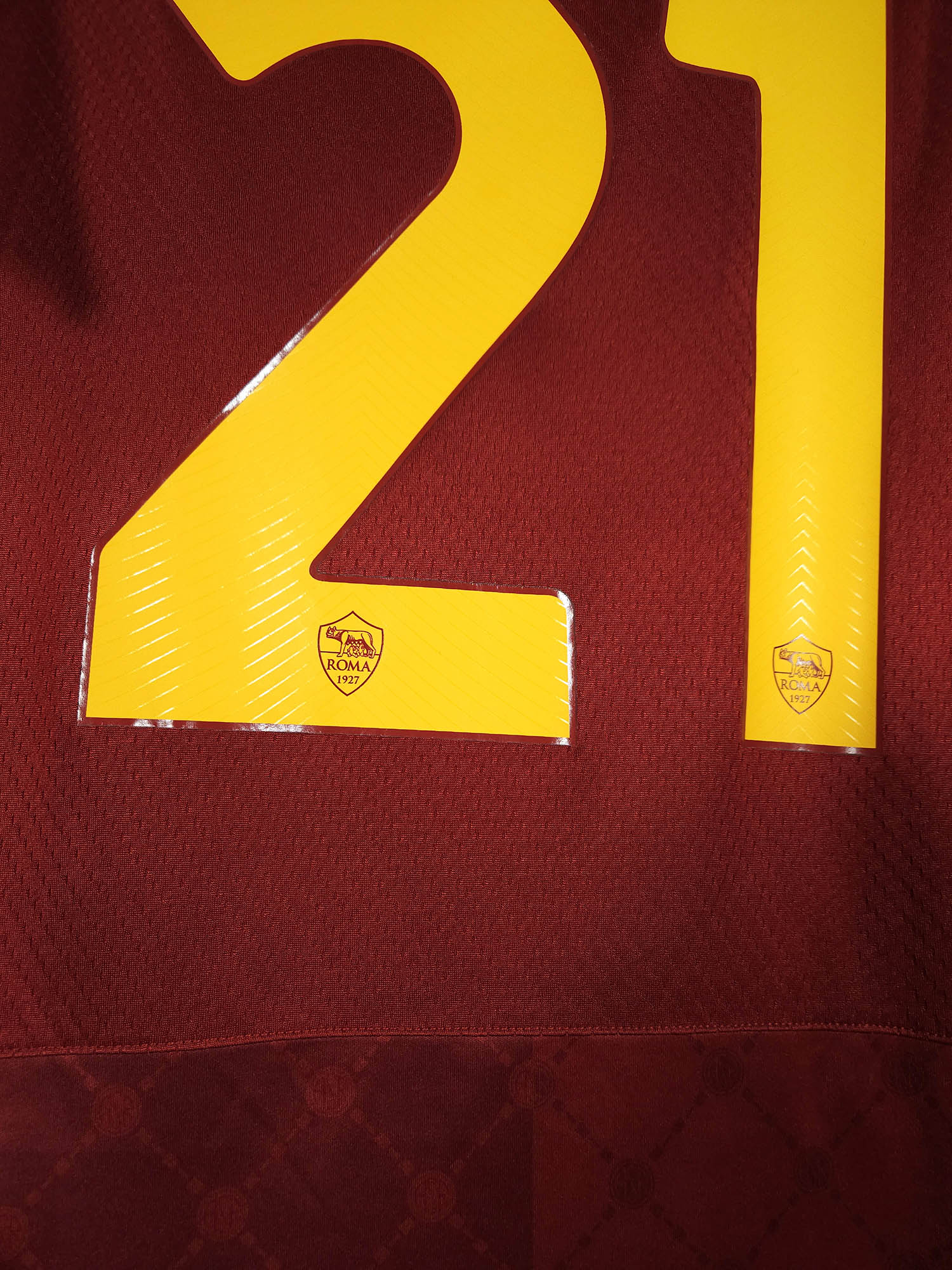 2022-23 AS Roma Home Shirt Dybala #10 - detailed view