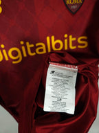 2022-23 AS Roma Home Shirt Dybala #10 - detailed view