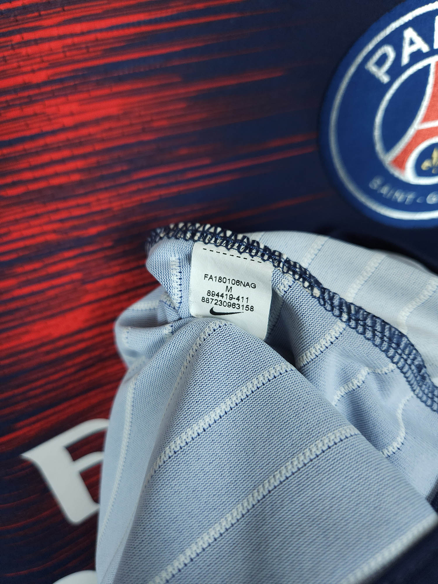 PSG 2018-19 Home Shirt Mbappé #7 Player Issue