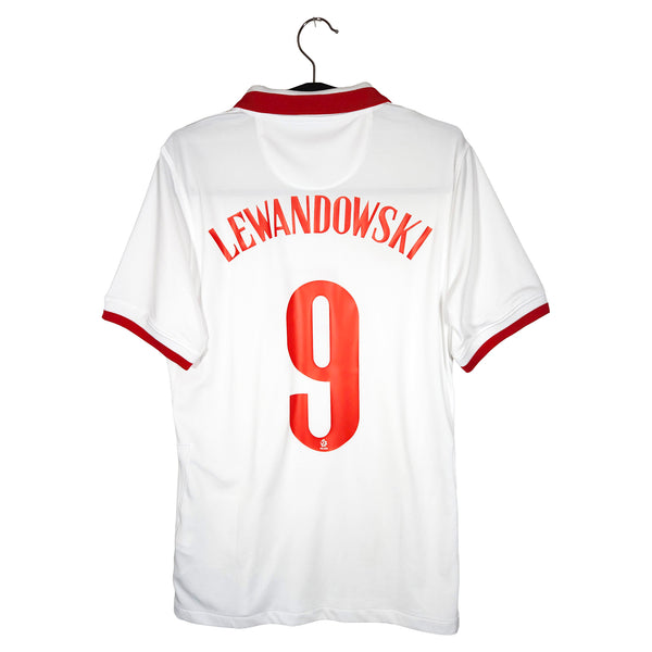 新品正規品ポーランド代表100周年ユニフォームLEWANDOWSKI 9番 Poland 2020-21 Home Football Shirt | Robert Lewandowski