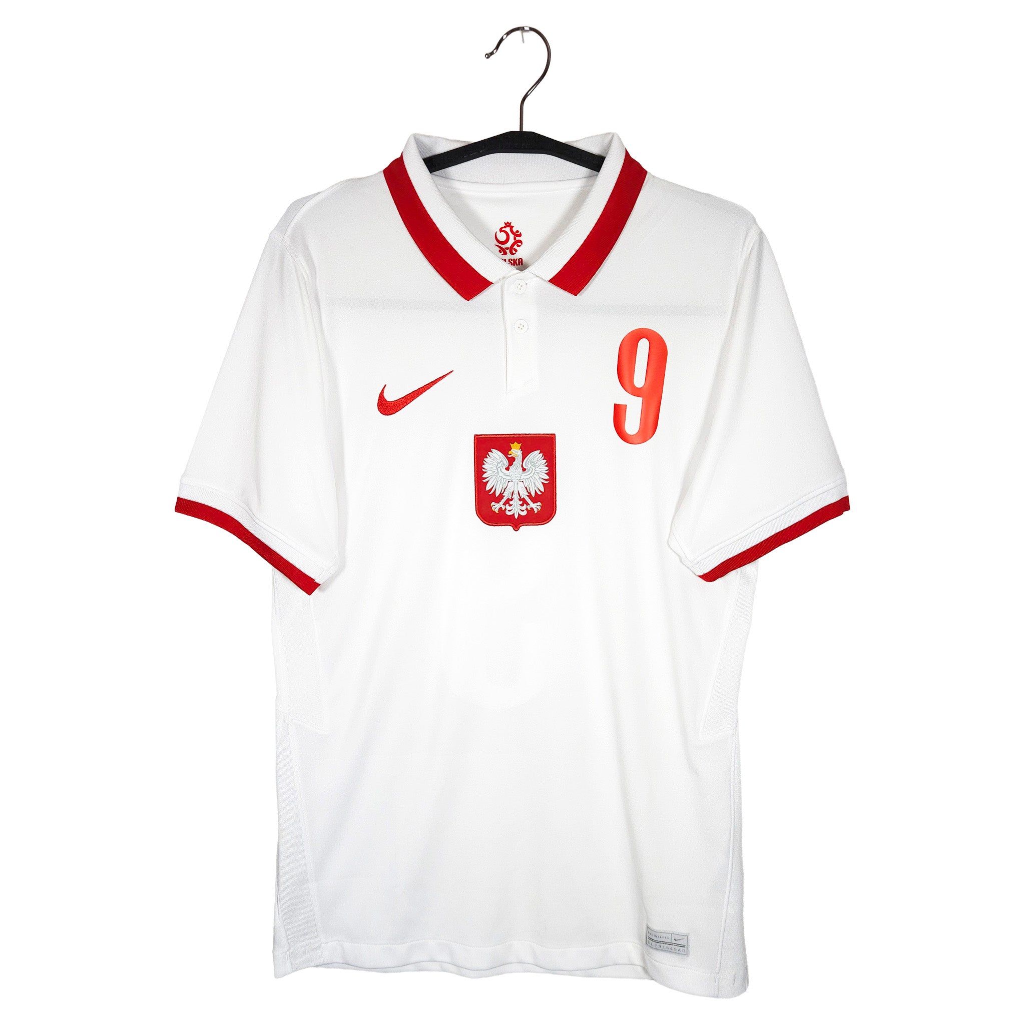 2020-21 Poland Home Shirt Lewandowski #9