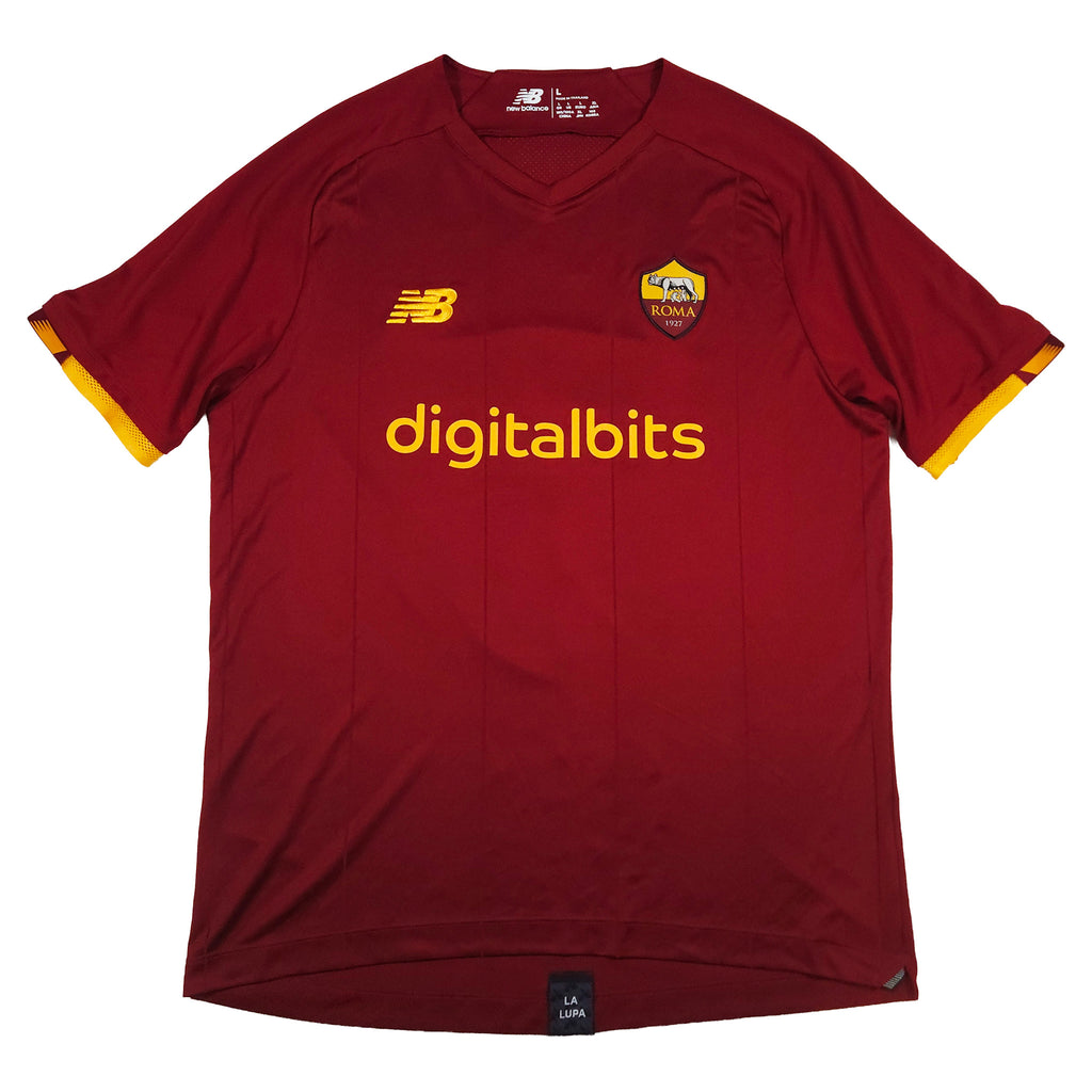 AS Roma Home Shirt 2021-22 – Džeko #9 – L