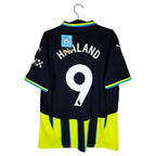 2024-25 Manchester City Away Shirt Haaland #9 - back view