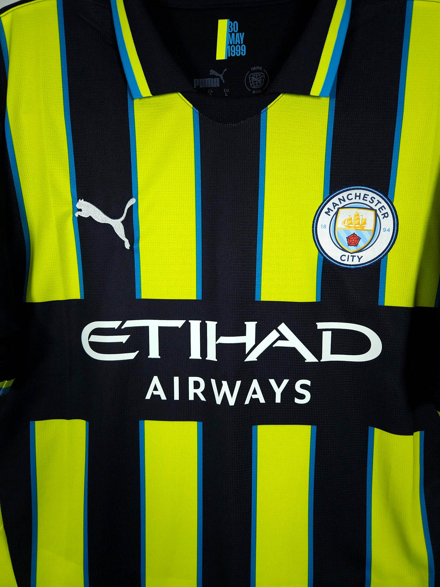 2024-25 Manchester City Away Shirt Haaland #9