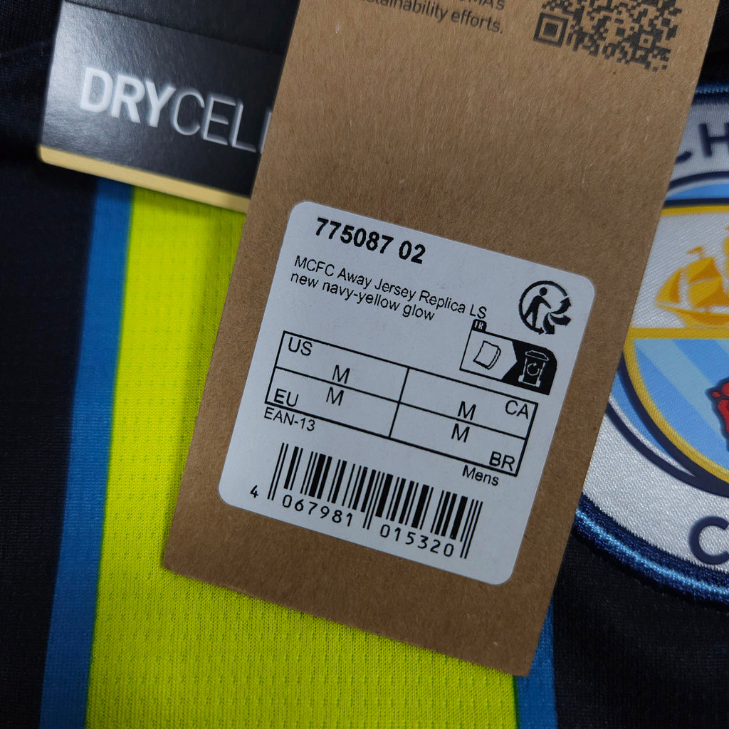 Manchester City Away Shirt 2024-25 – Longsleeve – De Bruyne #17 – M