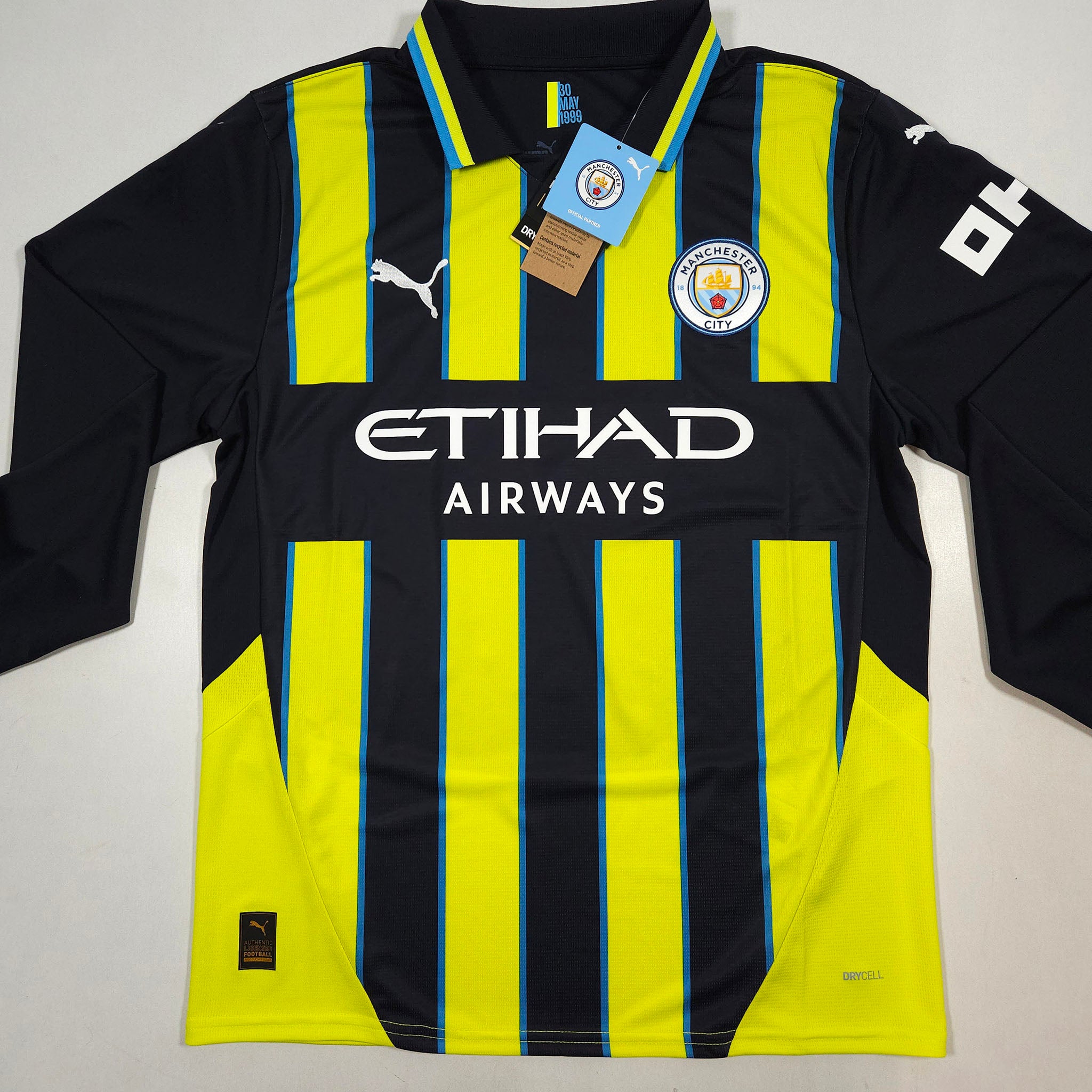 Manchester City Away Shirt 2024-25 – Longsleeve – De Bruyne #17 – M