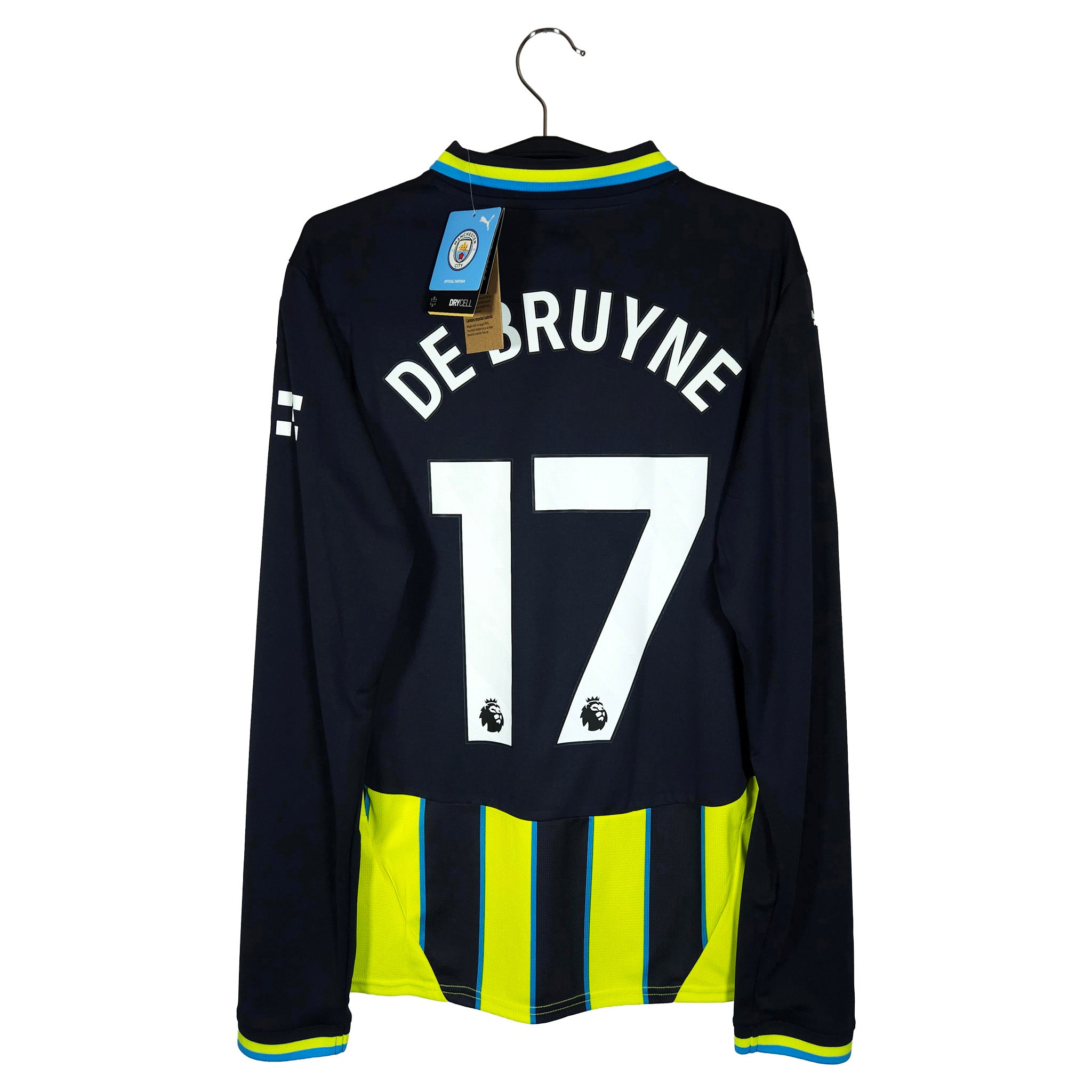 2024-25 Manchester City Longsleeve Away Shirt De Bruyne #17
