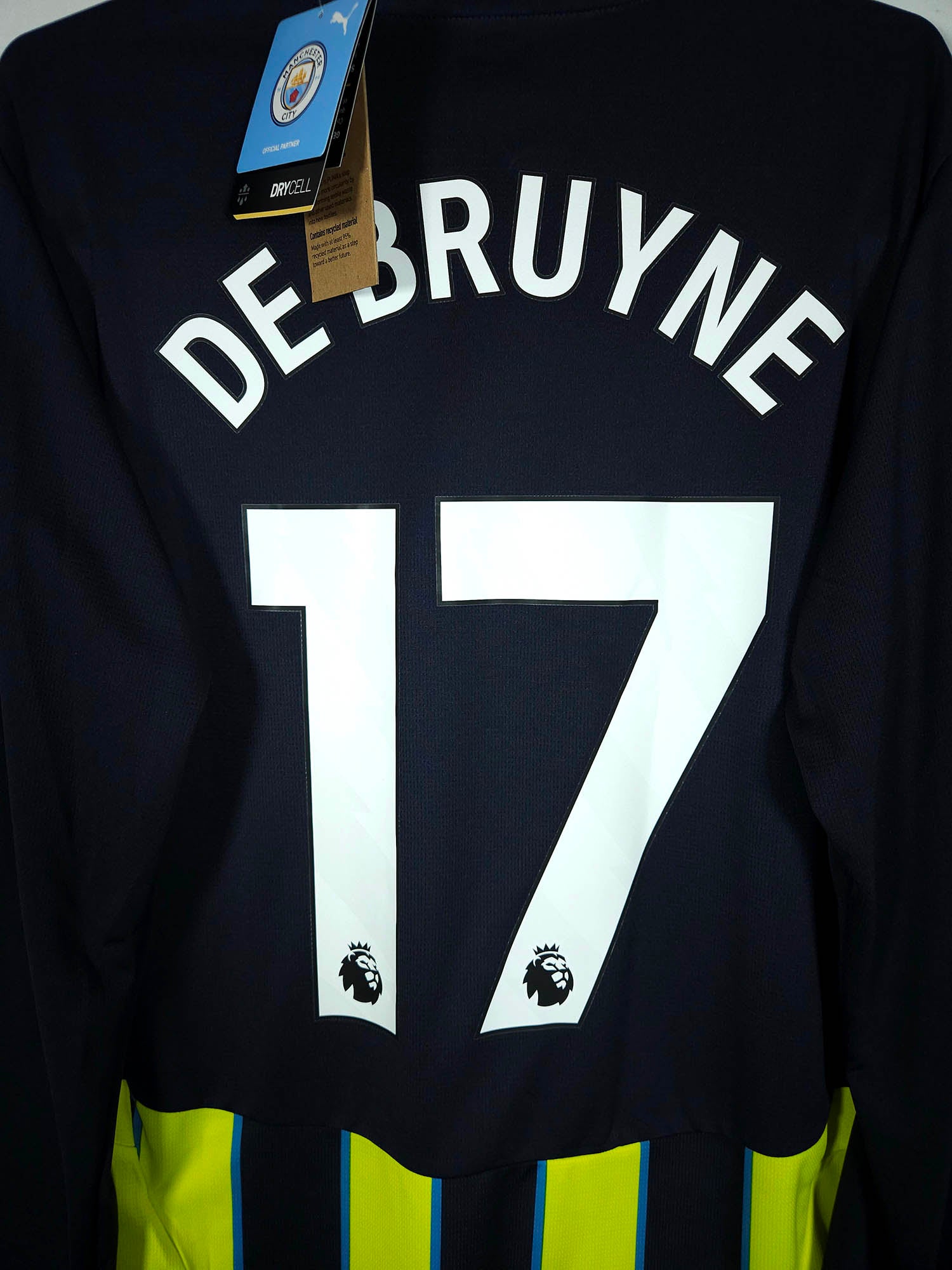 2024-25 Manchester City Longsleeve Away Shirt De Bruyne #17
