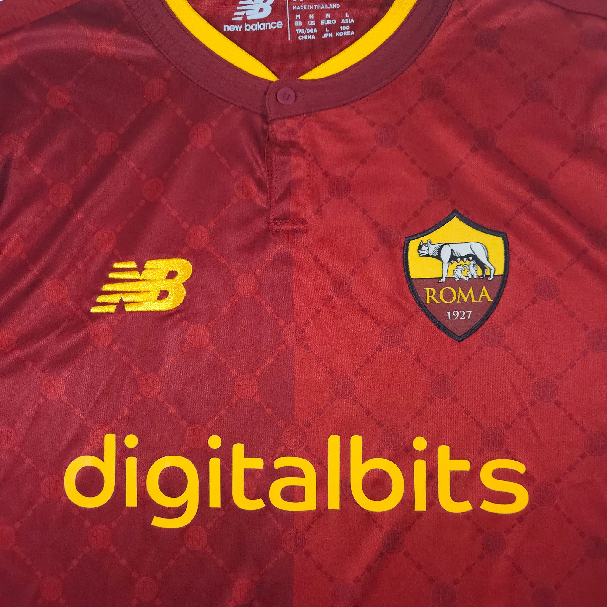 AS Roma Home Shirt 2022-23 – Pellegrini #7 – M