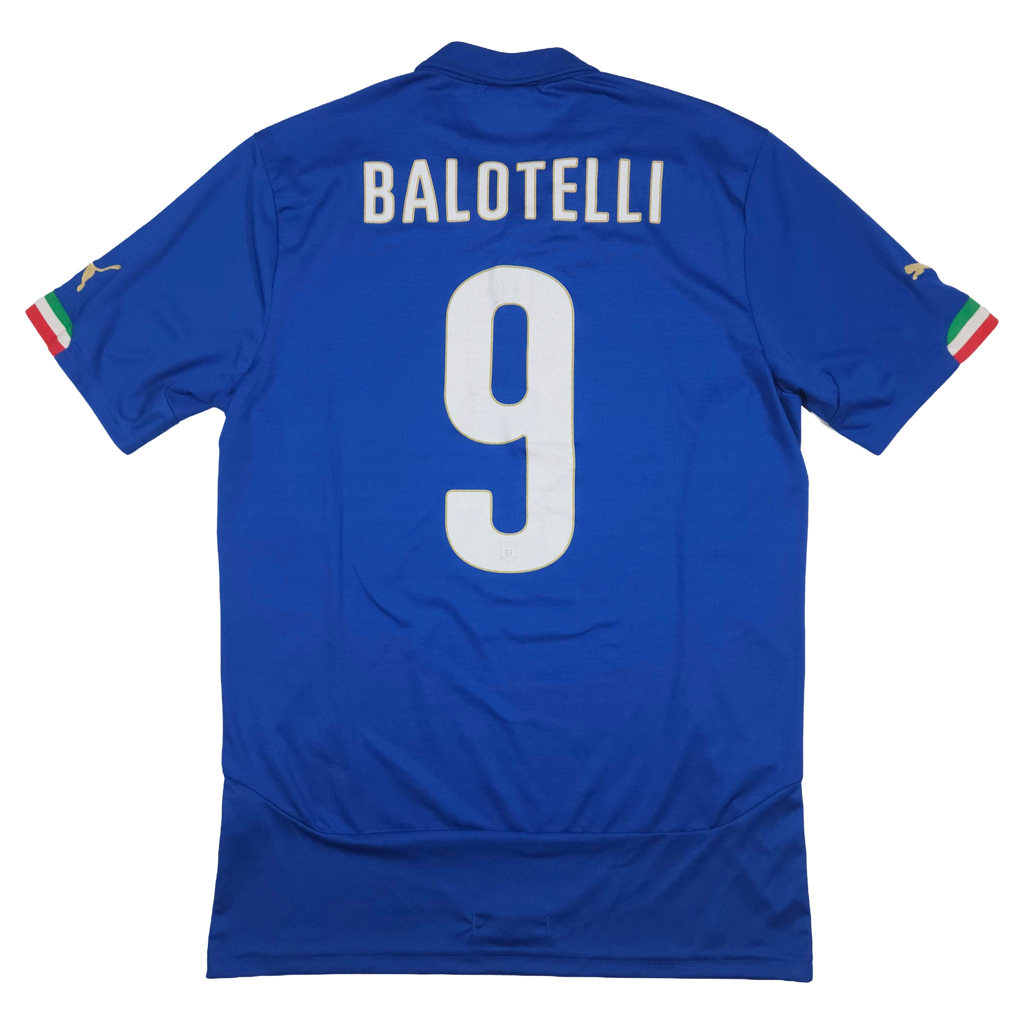 Italy Home Shirt 2014-15 – Balotelli #9 – L
