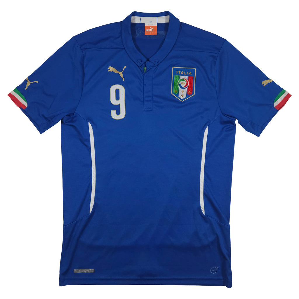 2014-15 Italy Home Shirt Balotelli #9 - front view