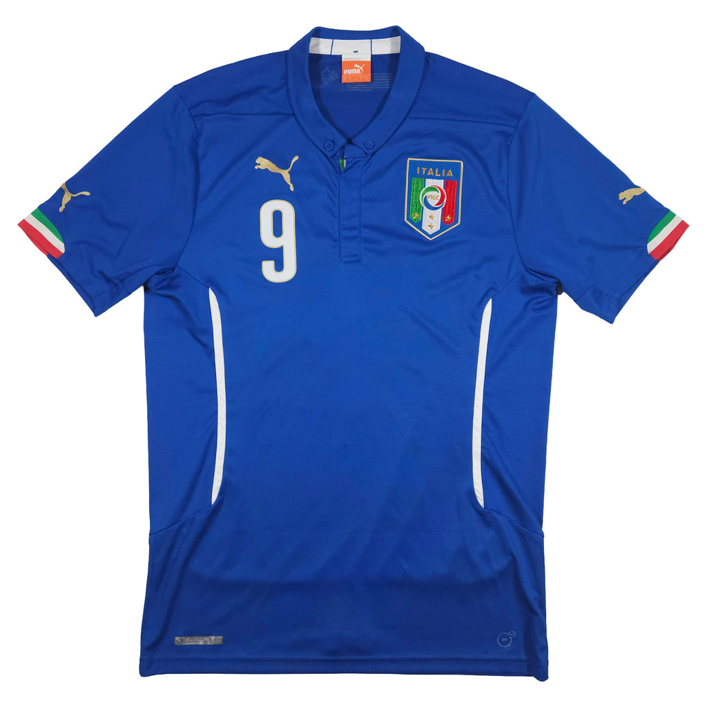 Italy Home Shirt 2014-15 – Balotelli #9 – L