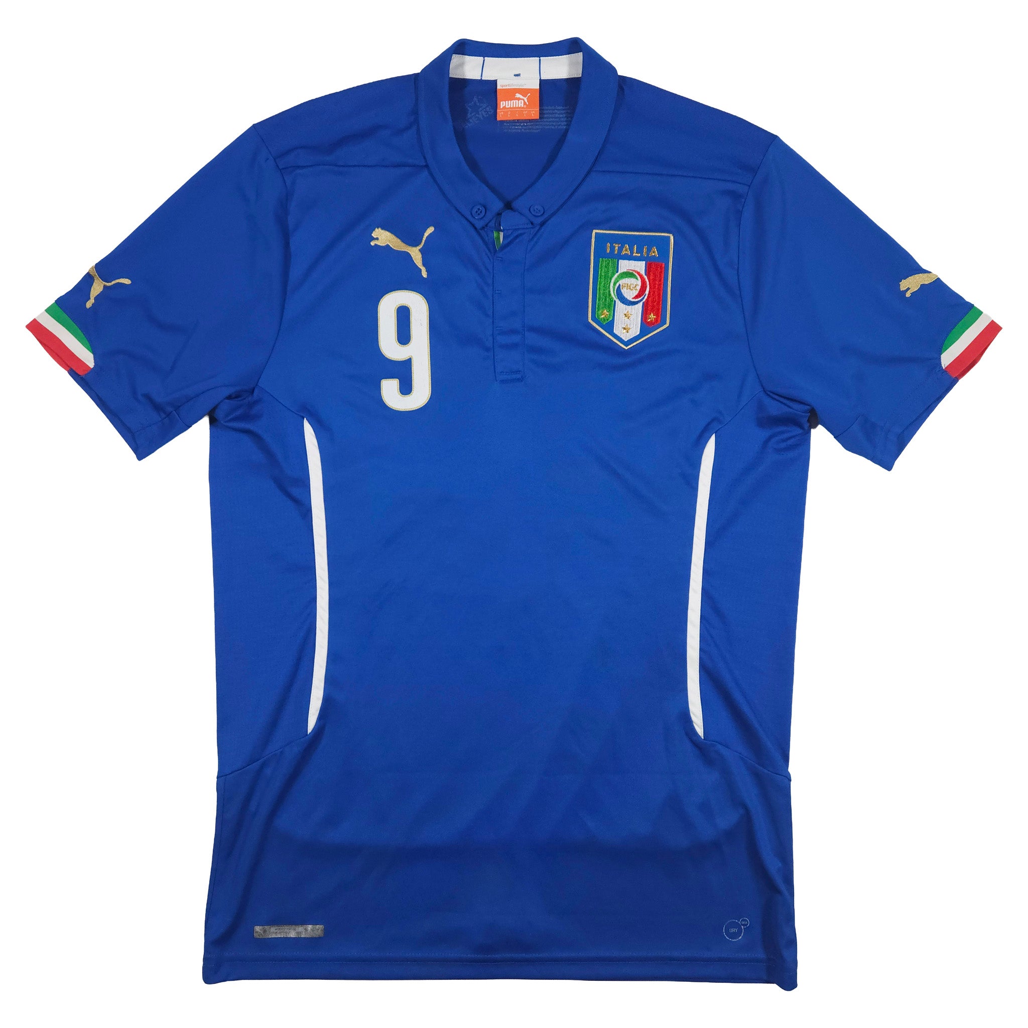Italy Home Shirt 2014-15 – Balotelli #9 – L