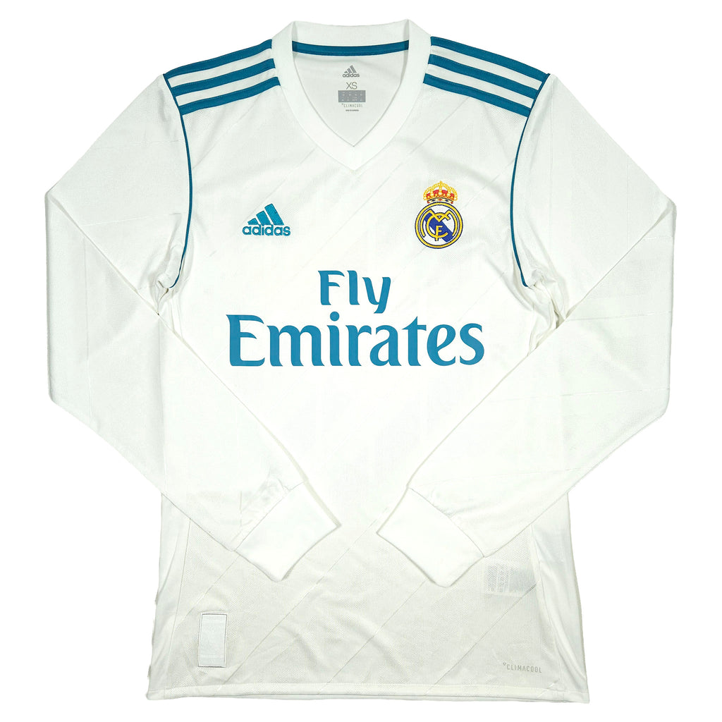 Real Madrid Home Shirt 2017-18 – Longsleeve – XS