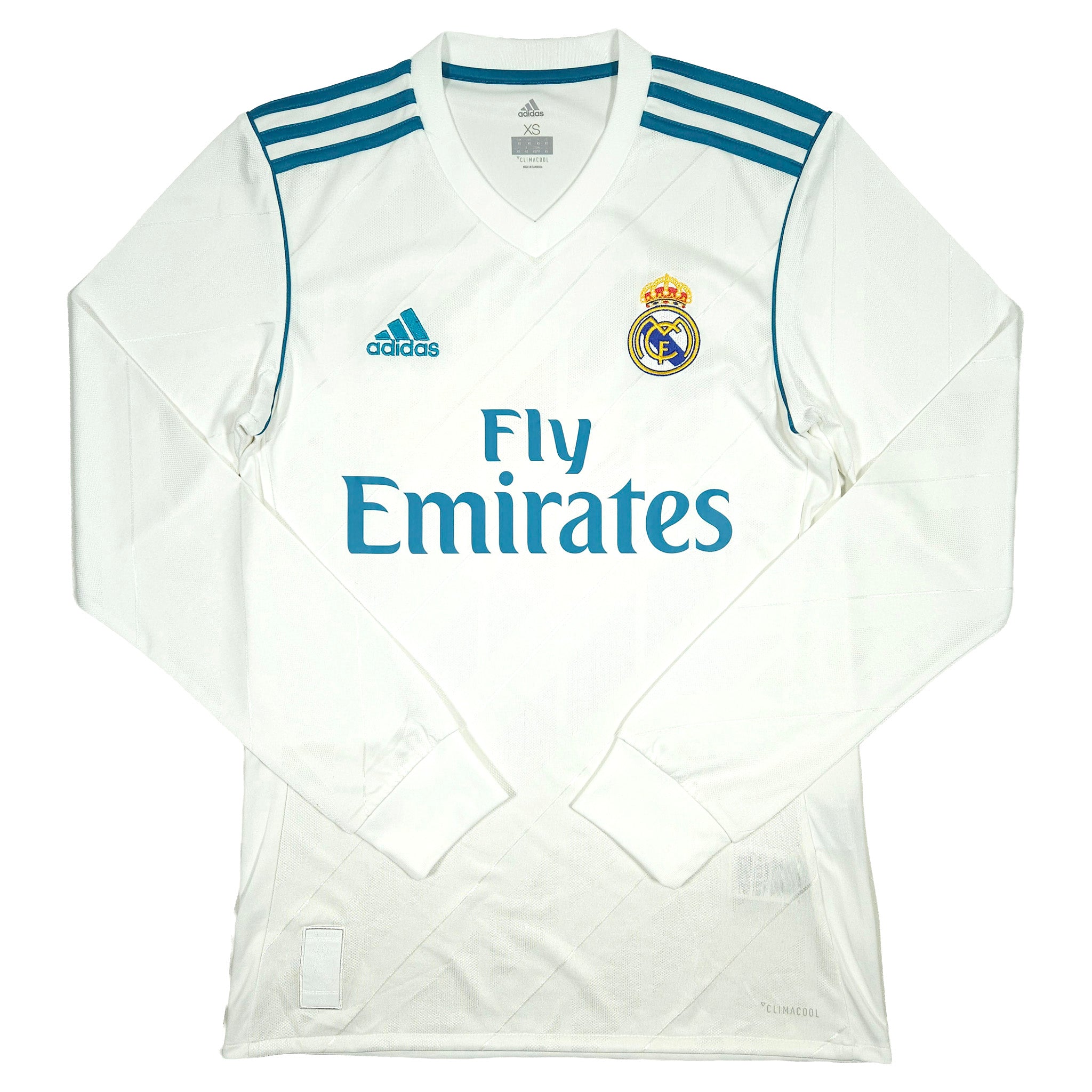 Real Madrid Home Shirt 2017-18 – Longsleeve – XS
