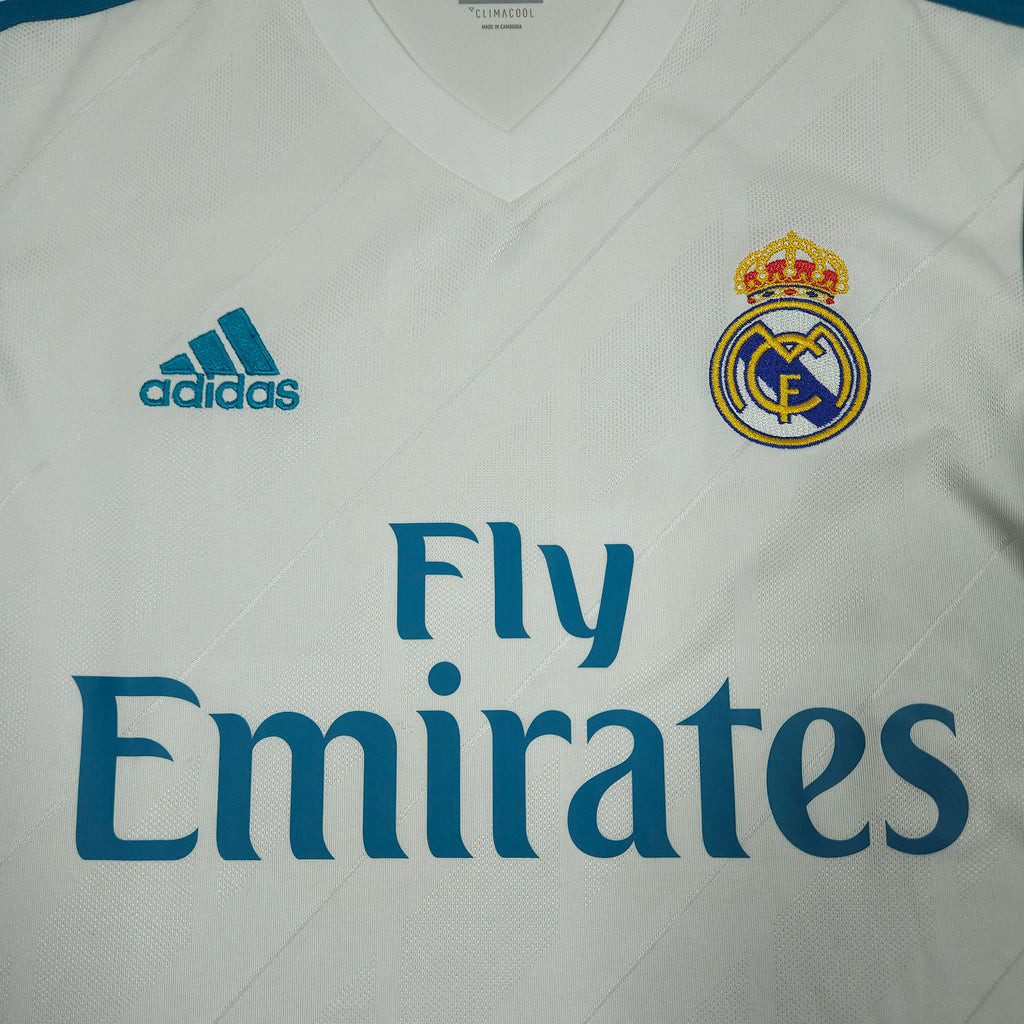 Real Madrid Home Shirt 2017-18 – Longsleeve – XS