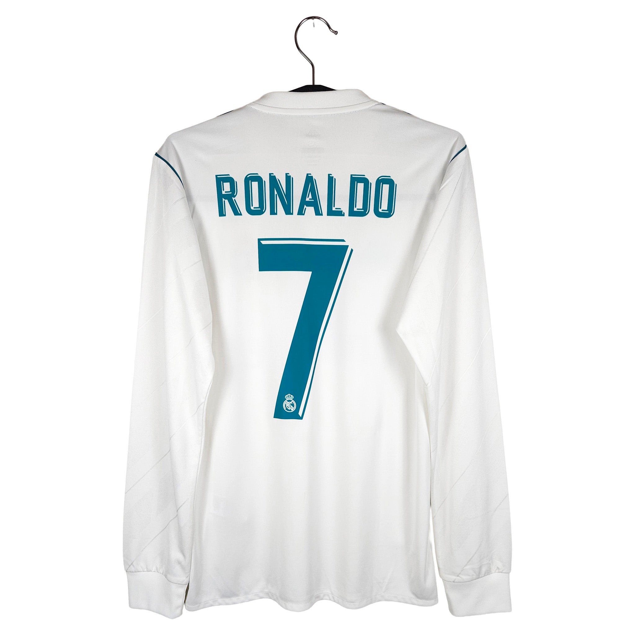 2017-18 Real Madrid Longsleeve Home Shirt Ronaldo #7