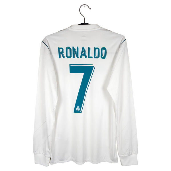 Real Madrid 2017-18 Home Shirt Ronaldo #7 LS | Size XS