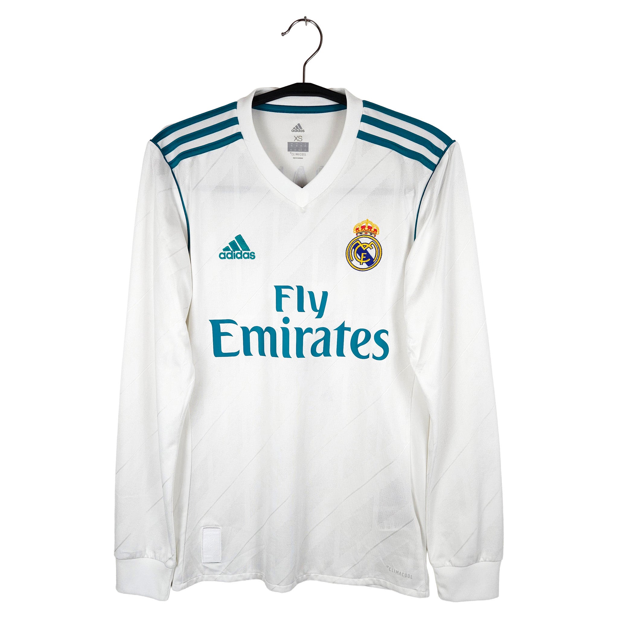 2017-18 Real Madrid Longsleeve Home Shirt Ronaldo #7