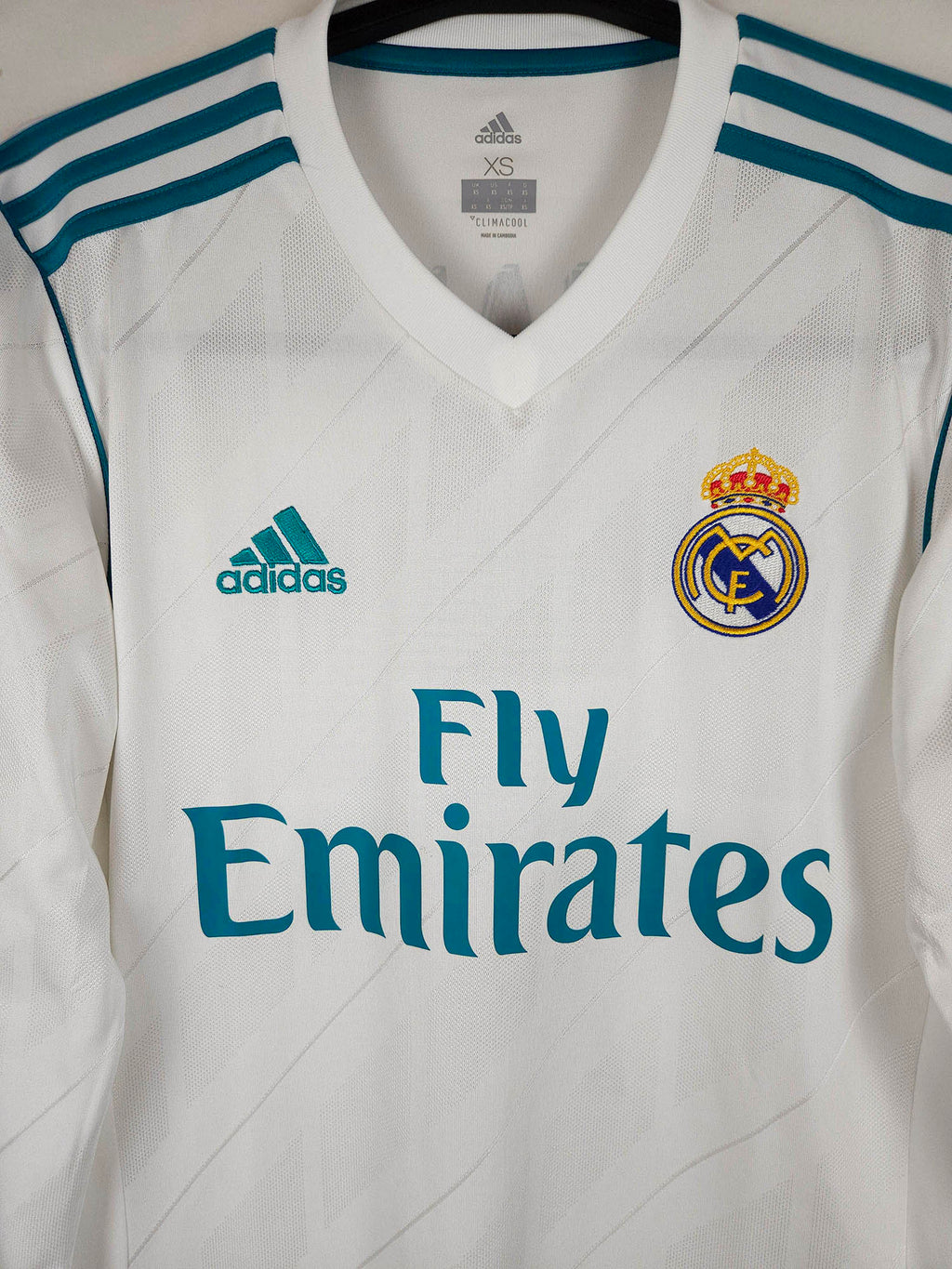 2017-18 Real Madrid Home Shirt Ronaldo #7 (LS) - detailed view