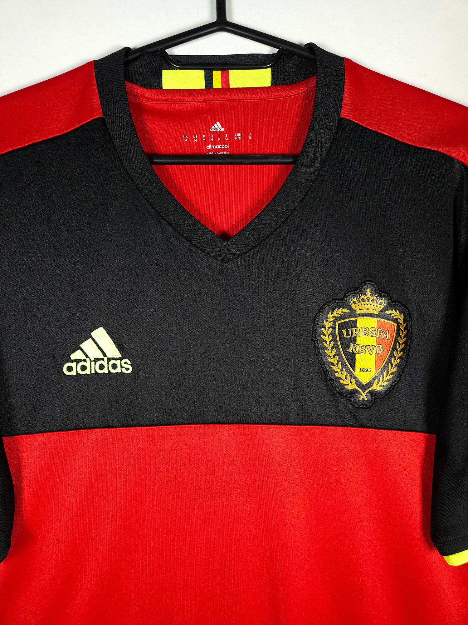 2016-17 Belgium Home Shirt detailed view 1