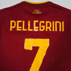 2022-23 AS Roma Home Shirt Pellegrini #7 - detailed view