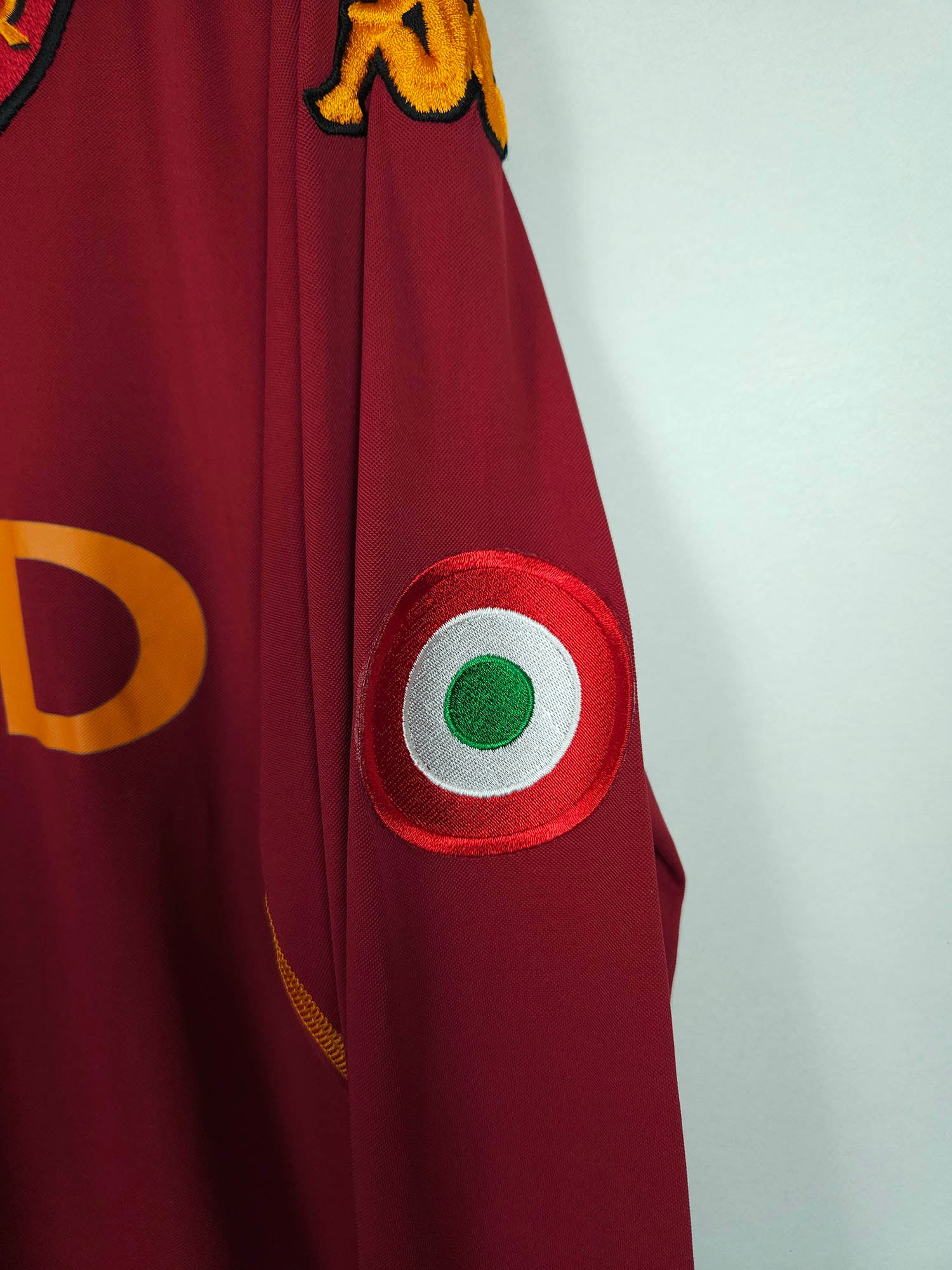 2008-09 AS Roma Longsleeve Home Shirt