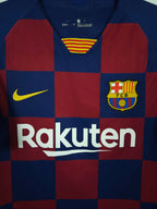 2019-20 Barcelona Home Shirt Messi #10 - detailed view