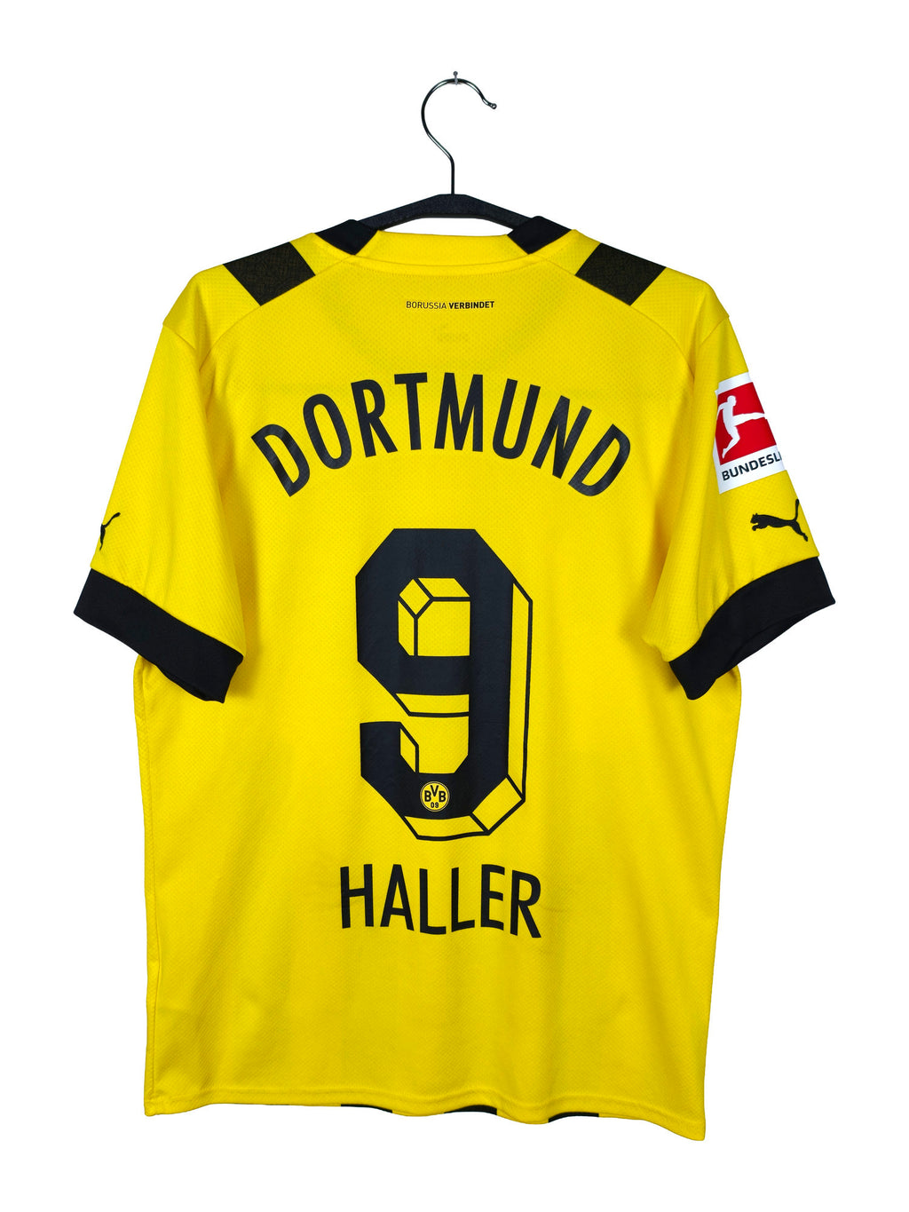 2022-23 Borussia Dortmund Home Shirt Haller #9
