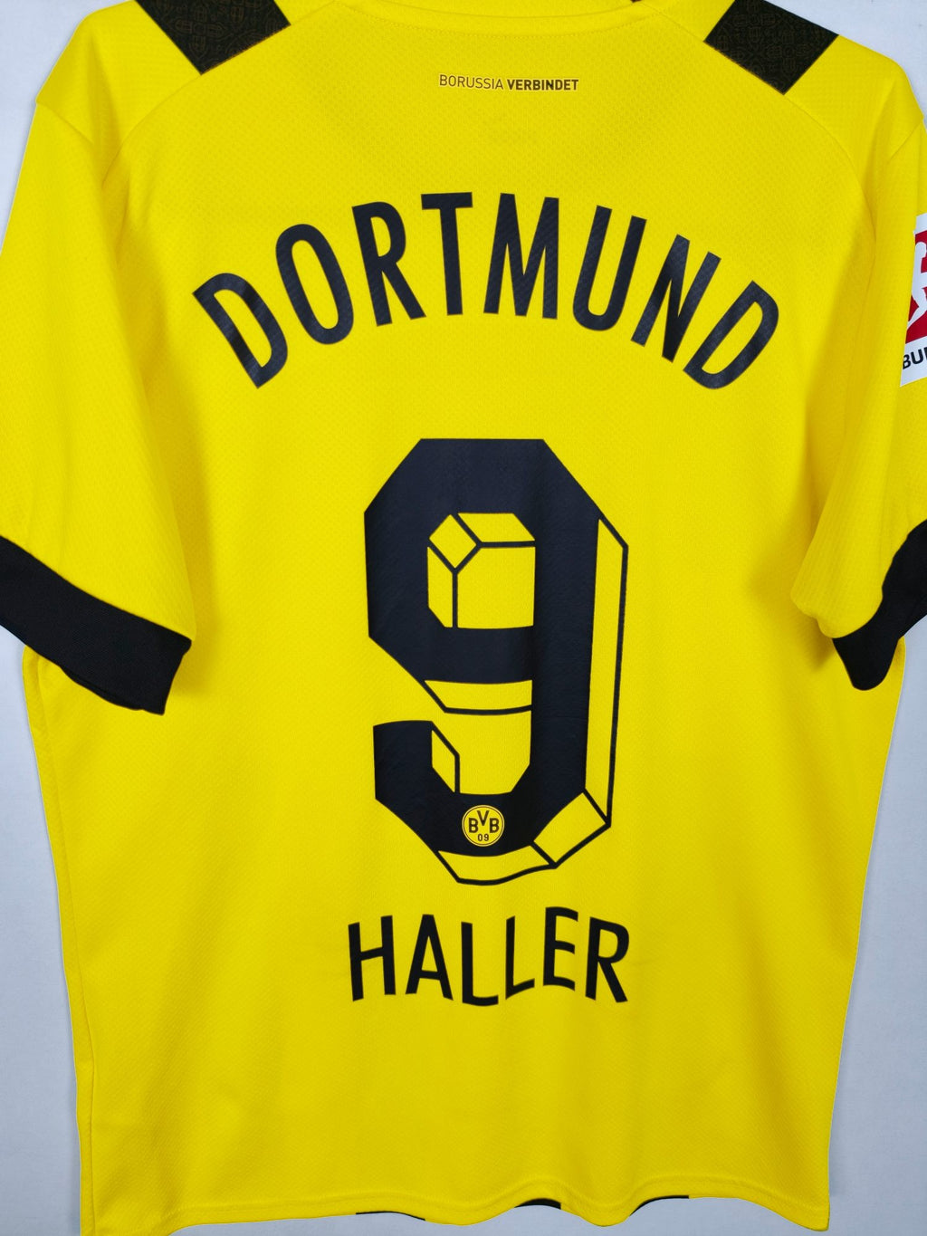 2022-23 Borussia Dortmund Home Shirt Haller #9
