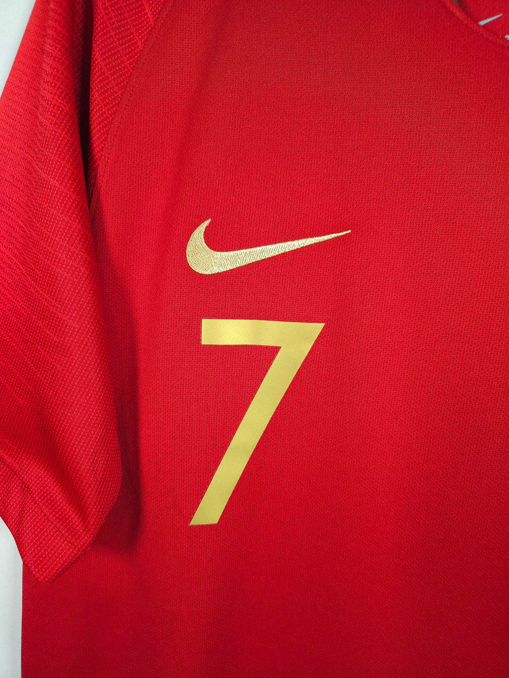 2018-19 Portugal Home Shirt Ronaldo #7 - detailed view