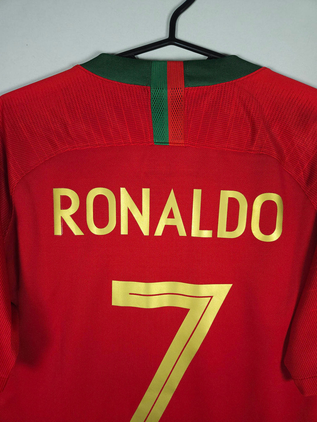 2018-19 Portugal Home Shirt Ronaldo #7 - detailed view
