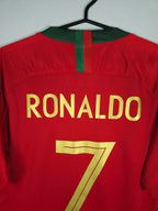 2018-19 Portugal Home Shirt Ronaldo #7 - detailed view