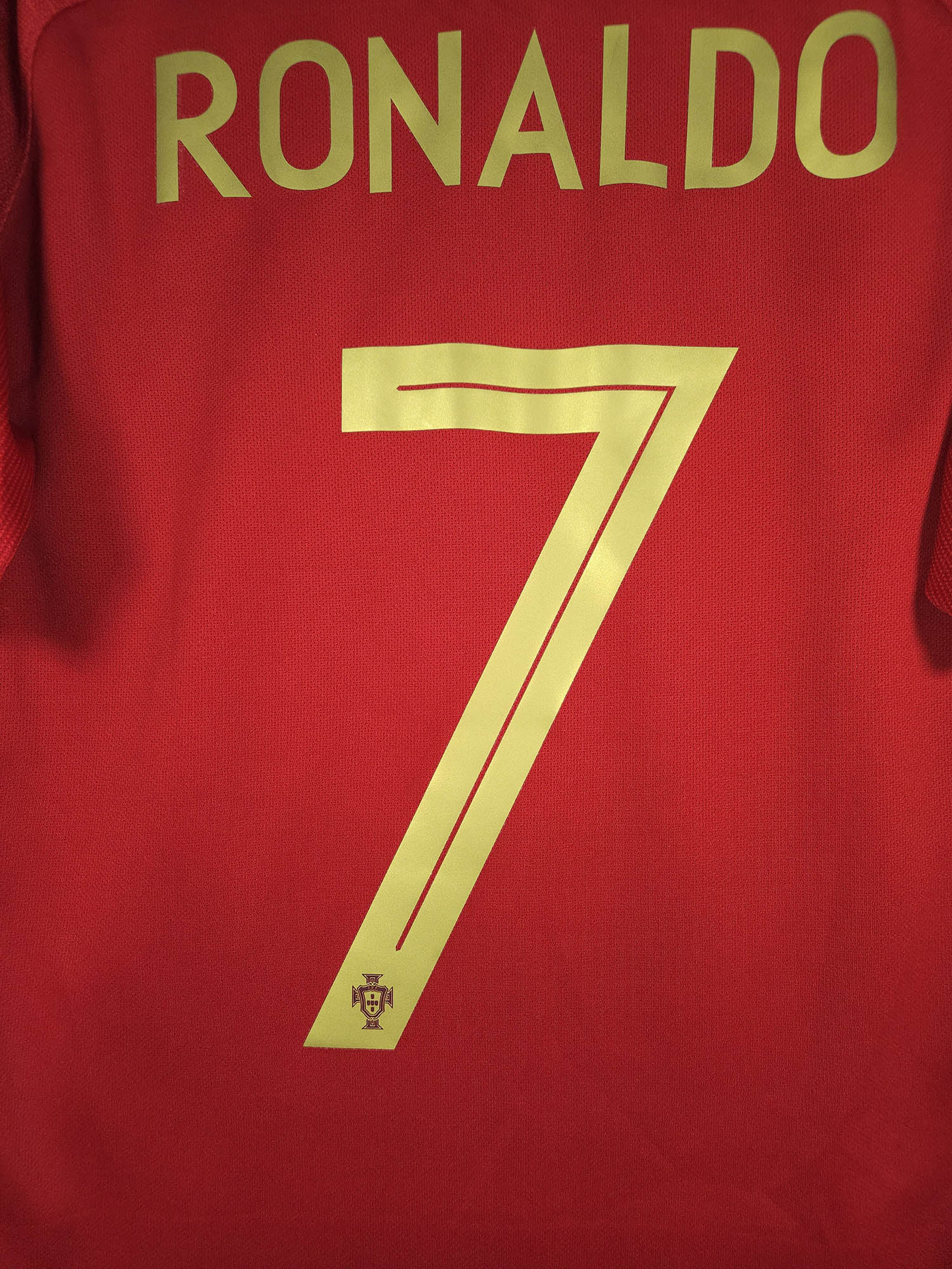 2018-19 Portugal Home Shirt Ronaldo #7 detailed view 5