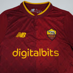 2022-23 AS Roma Home Shirt - detailed view