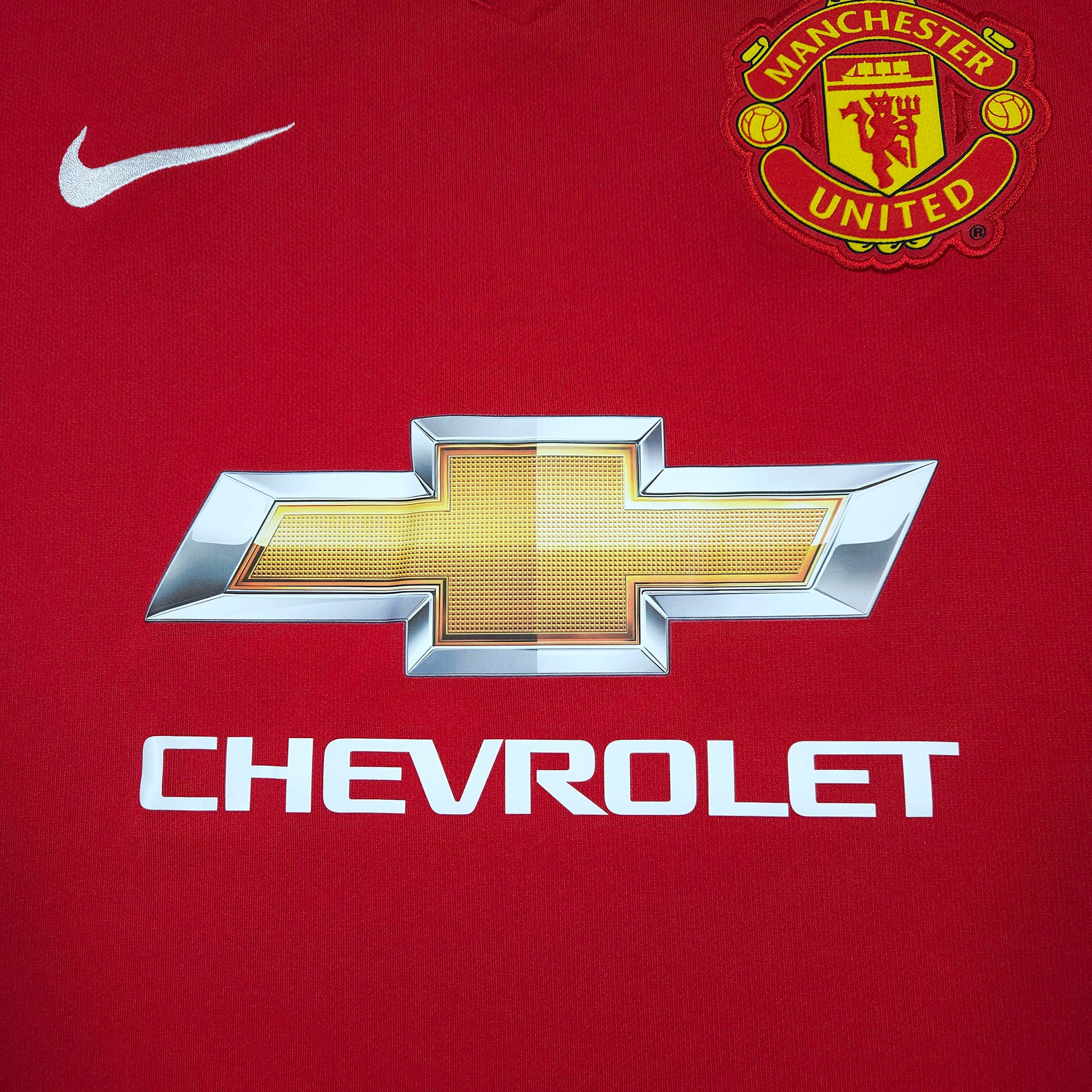 2014-15 Manchester United Home Shirt detailed view 2