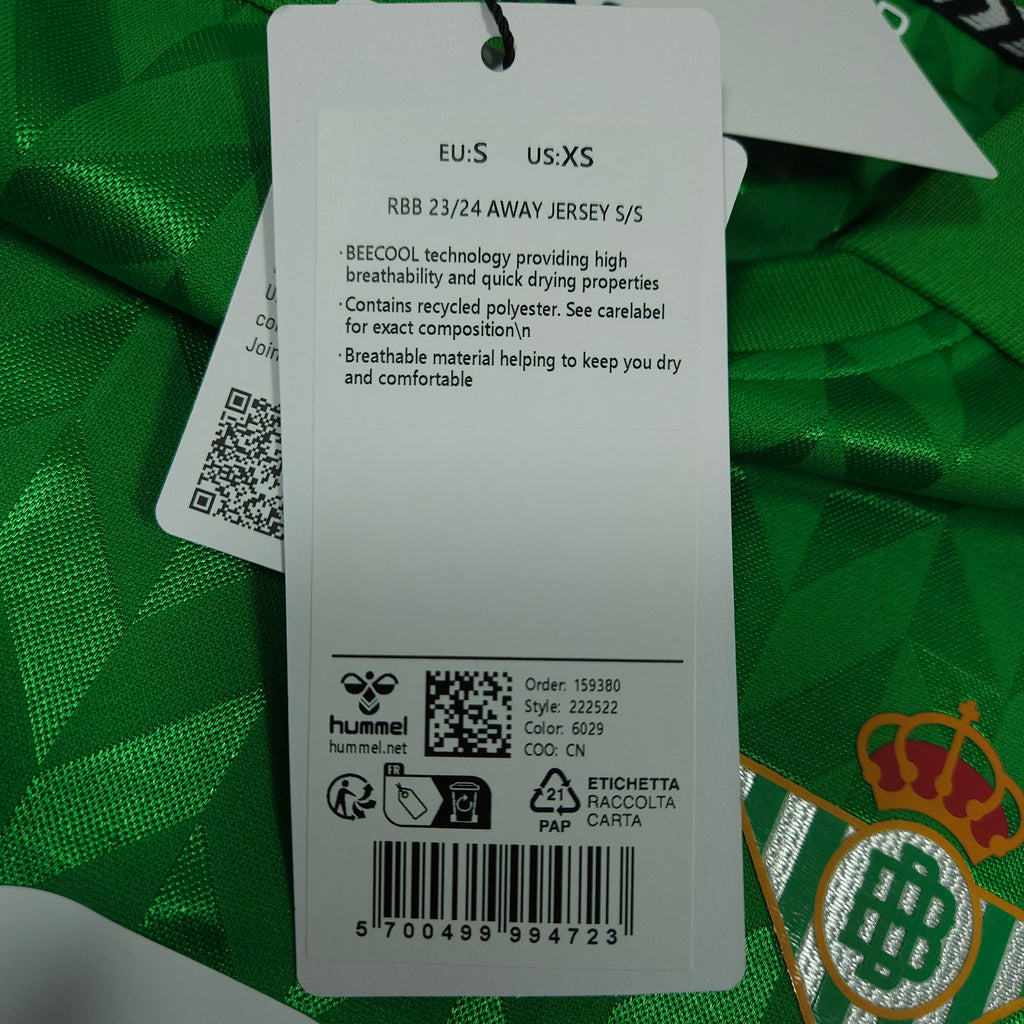 Real Betis Away Shirt 2023-24 – S
