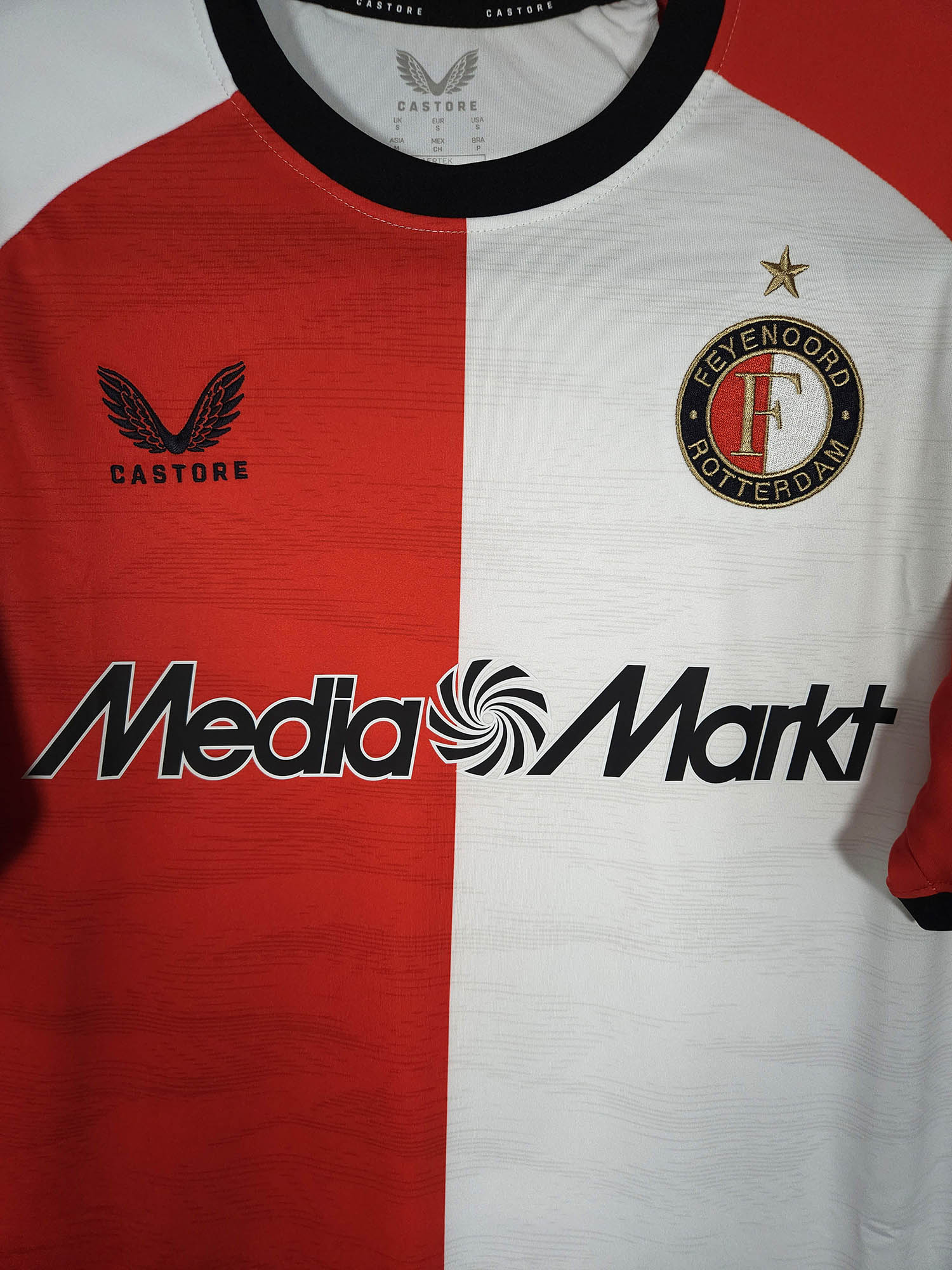 2024-25 Feyenoord Home Shirt Timber #8 - detailed view