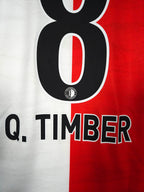 2024-25 Feyenoord Home Shirt Timber #8 - detailed view