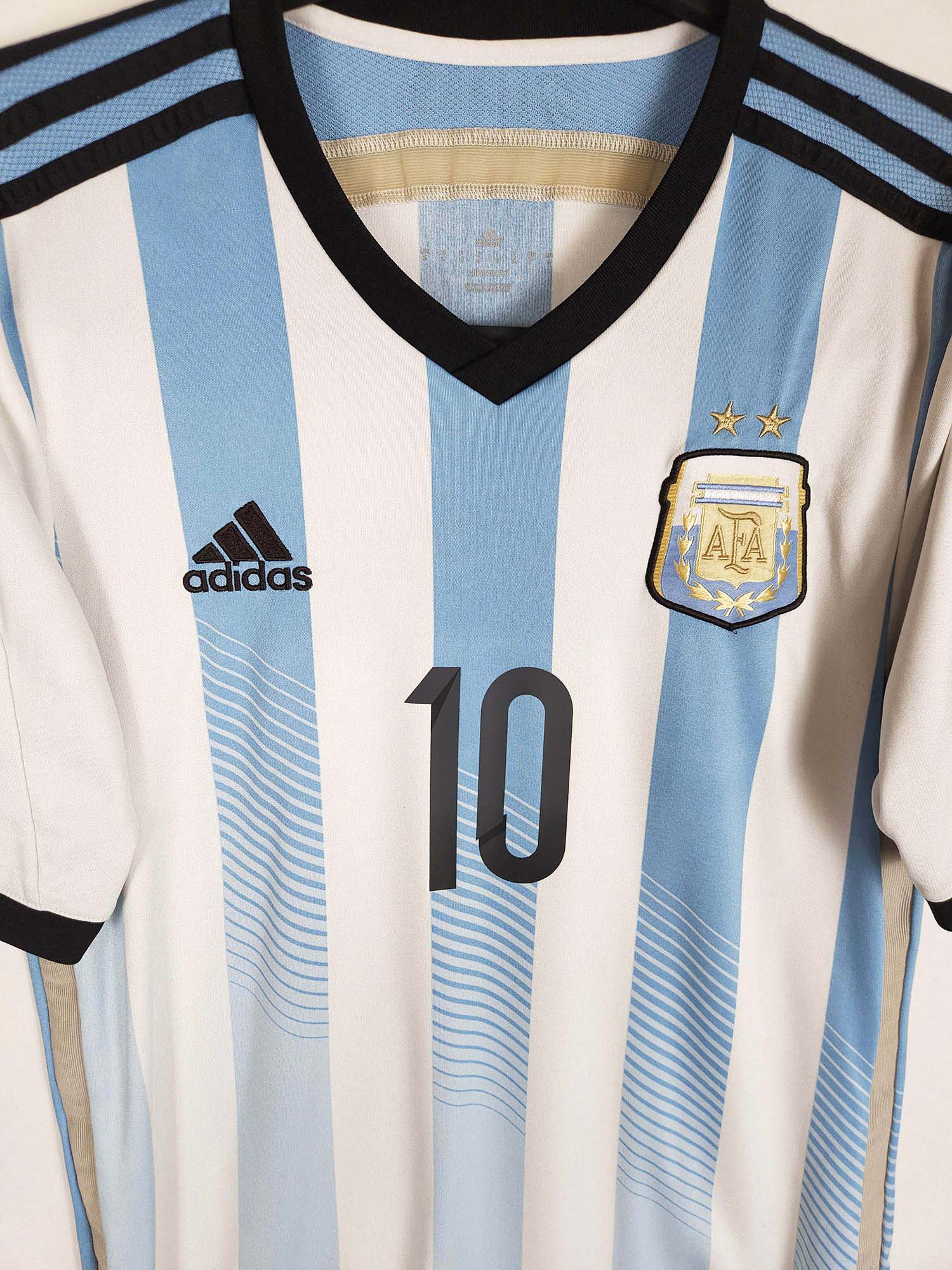 2014-15 Argentina Home Shirt Messi #10