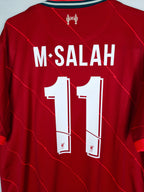 2021-22 Liverpool Home Shirt M. Salah #11