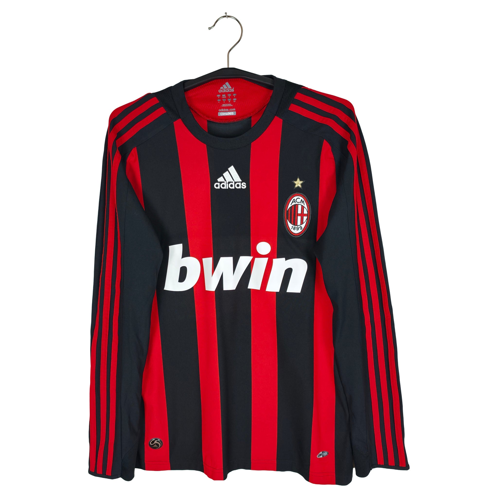 2008-09 AC Milan Home Shirt Ronaldinho #80 (LS)